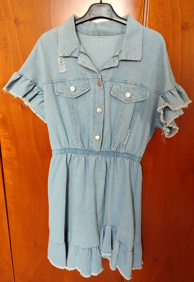 Vestito di jeans 70% cotone
