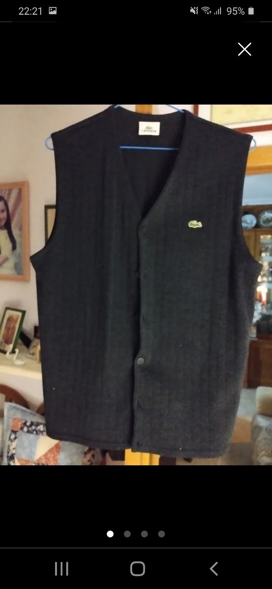 Chaleco hombre lacoste