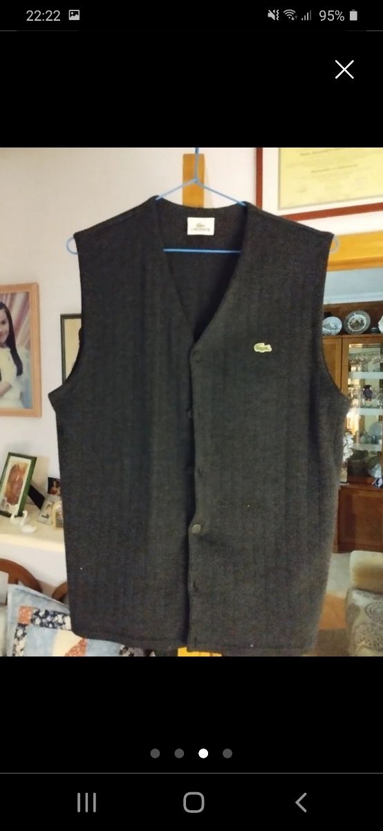 Chaleco hombre lacoste