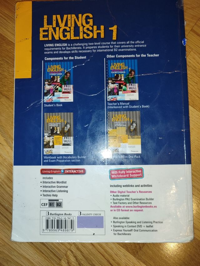 Libro inglés Living English 1