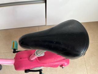 Bicicleta rosa Btwin Decathlon 14 pulgadas 