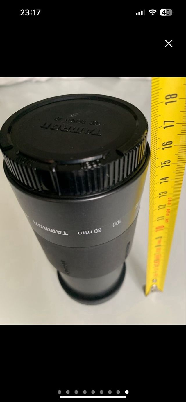 Objetivo TAMRON AF80-210mm para cámara CANON