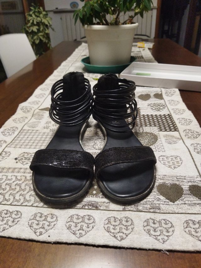 Sandali donna in pelle 