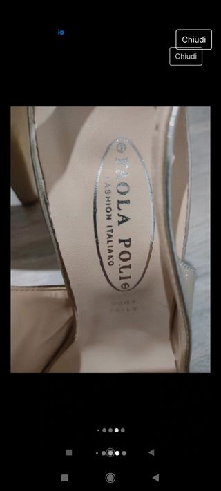 Scarpe eleganti oro
