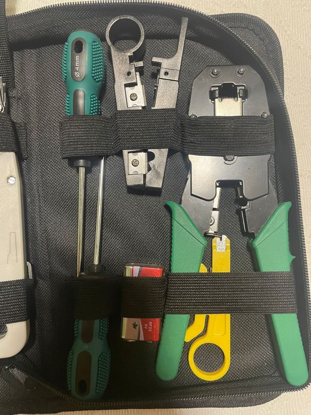 Maletín kit herramientas electricidad