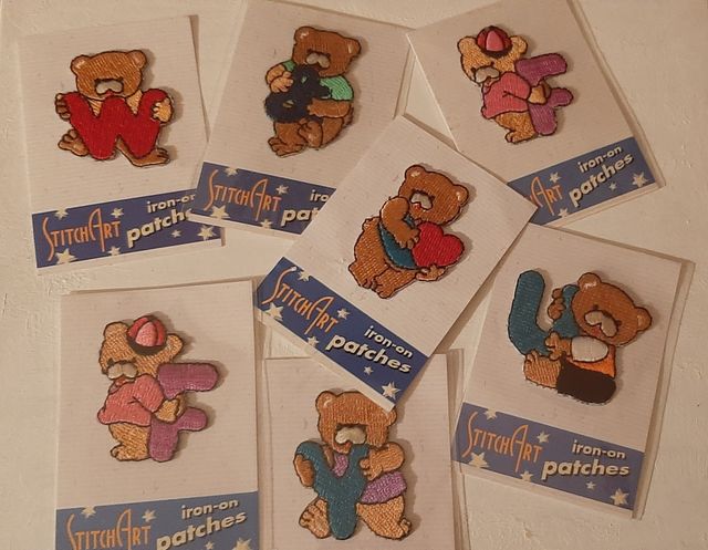 LOTE 7 PARCHES INFANTILES , NIÑOS