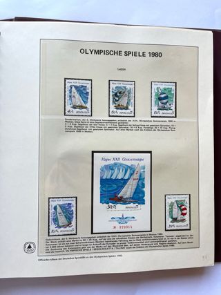 Álbum Juegos Olímpicos Moscú 1980 VOL.2