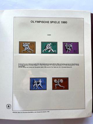 Álbum Juegos Olímpicos Moscú 1980 VOL.2