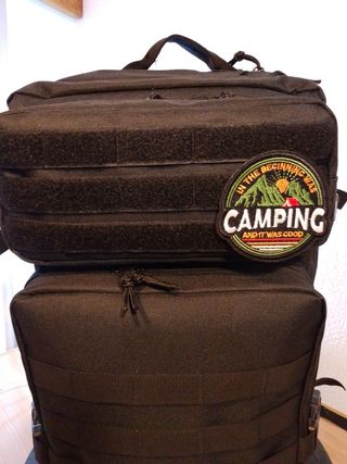 Mochila negra camping 45 litros CrossFit