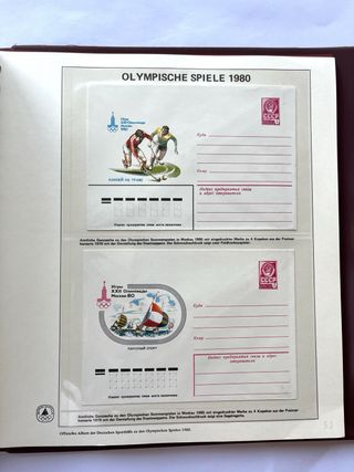 Álbum Juegos Olímpicos Moscú 1980 VOL.1