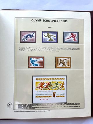 Álbum Juegos Olímpicos Moscú 1980 VOL.1