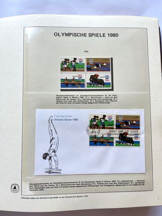 Álbum Juegos Olímpicos Moscú 1980 VOL.1