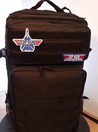 Mochila crossfit top gun negra 45 litros