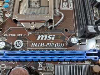 Placa MSI H61M-P20 (G3) (1155)