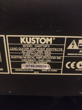 Amplificador de guitarra eléctrica