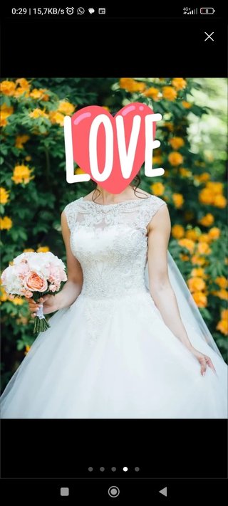 Vestido de Novia estilo princesa