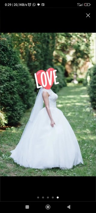 Vestido de Novia estilo princesa