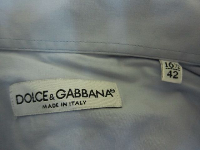 CAMISA AZUL CLARA DE DOLCE & GABBANA.TALLA 16,5/42