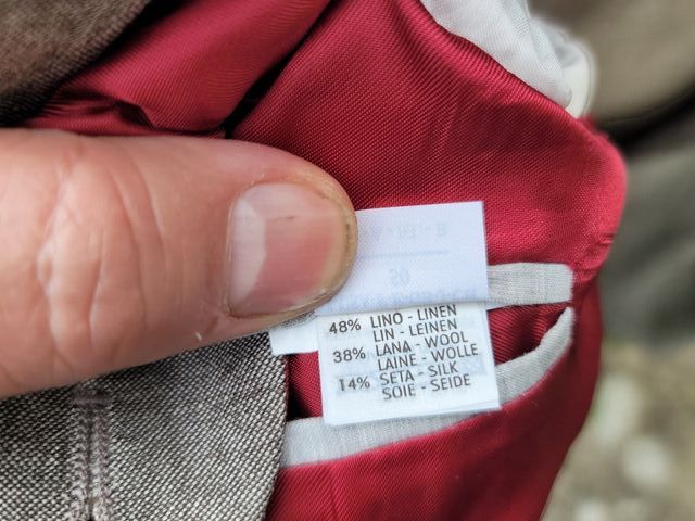 Chaqueta gris de Brunello Cucinelli. Nueva. T 50