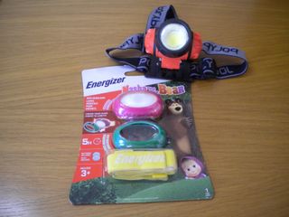 2 LAMPADE FRONTALI: 1 ADULTI+1 BAMBINI