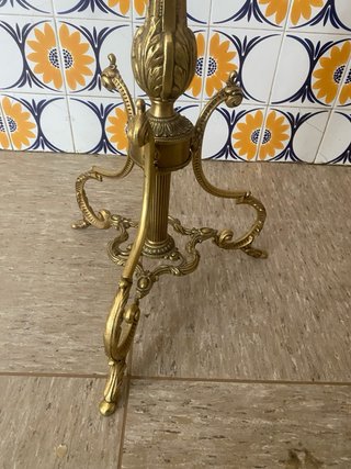 Perchero bronce antiguo