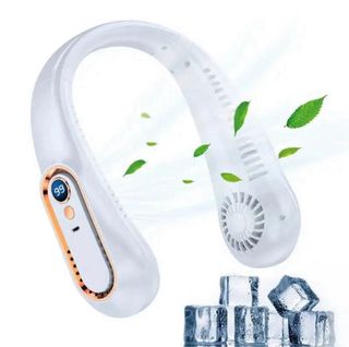 Ventilador de Cuello Portátil, 5 Velocidades, USB