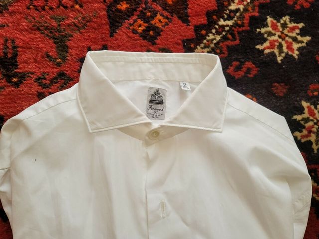 CAMISA BLANCA NUEVA DE FINAMORE 1925. T.41/16
