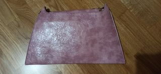 Bolso rosa de cuero de SHEIN