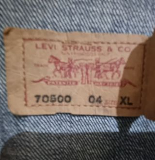 Cazadora vaquera años 80 Levi'S 