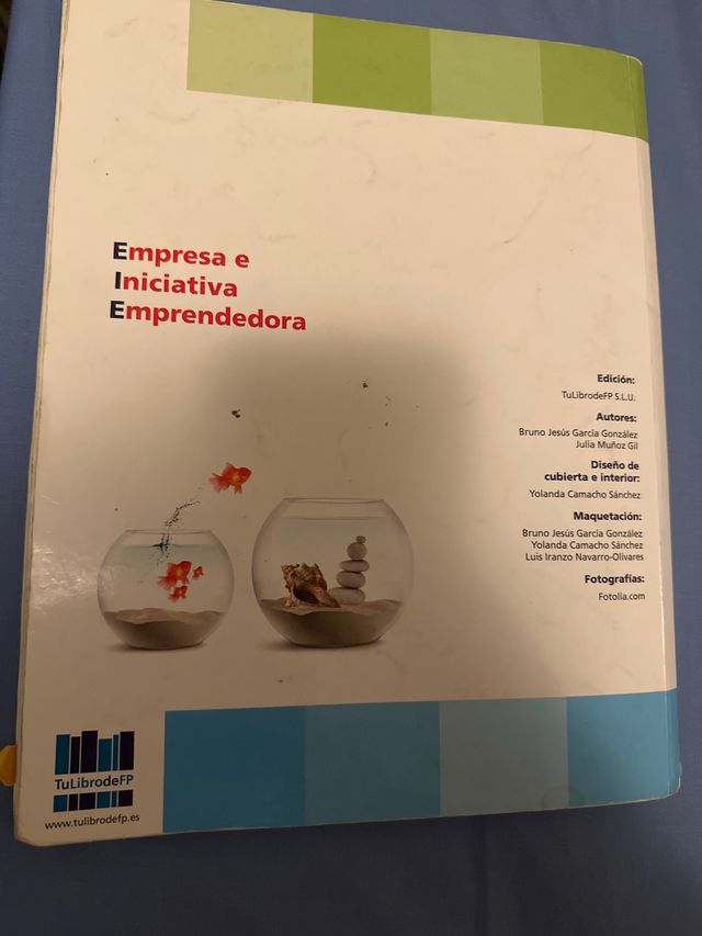 Libro sull'iniziativa imprenditoriale e imprenditoriale FP FOL