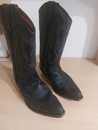 BOTAS AMERICANAS CUERO HOMBRE