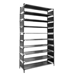 Zapatero Tela 36 Pares 160x90x27 Cm Negro NUEVO