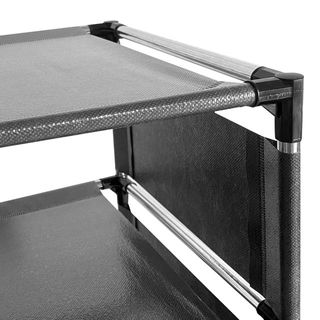 Zapatero Tela 36 Pares 160x90x27 Cm Negro NUEVO