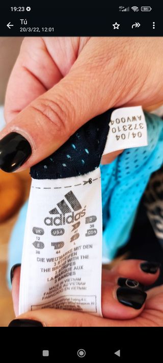 Chaqueta reversible Adidas Originals talla 12(xs)