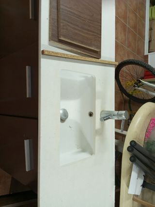 Mueble baño para colgar, completo