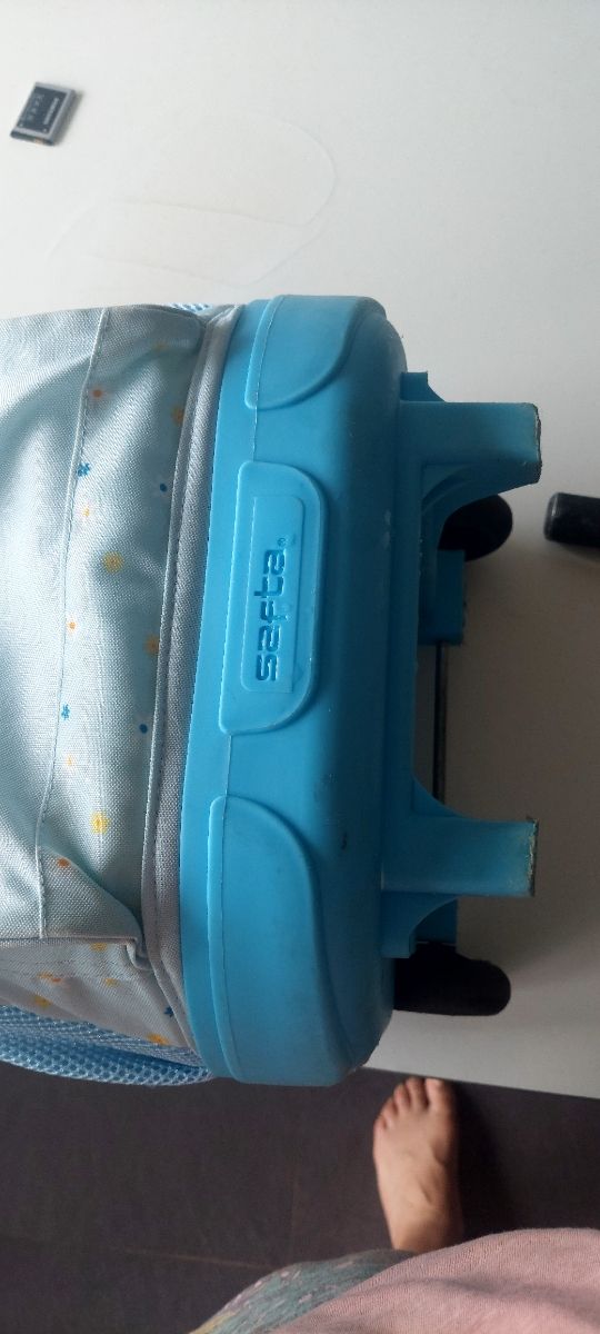 mochila safta margaritas azul