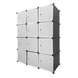 Armario Vestidor Cube 12 Cubos/Puerta Negro NUEVO