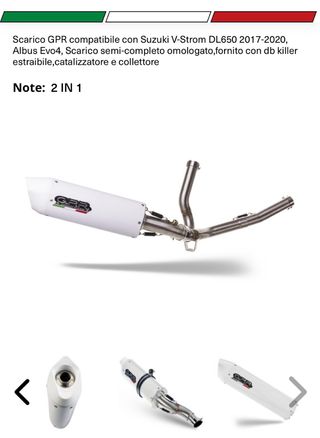 ESCAPE CE 2/1 SUZUKI V STROM 650 2004/11 - 2020