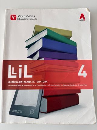 Libro “Llengua catalana i literatura 4ESO”