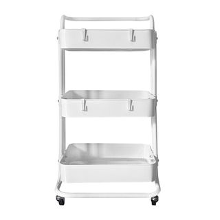 Carrito Almacenamiento 85x44x37 Cm Blanco NUEVO
