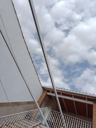 Toldo corredera de palilleria