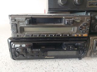 Lote radio cassette autoradio antiguo coche