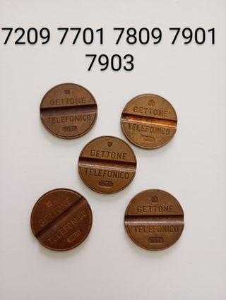 34 GETTONI TELEFONICI (leggi dentro)