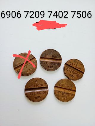 34 GETTONI TELEFONICI (leggi dentro)