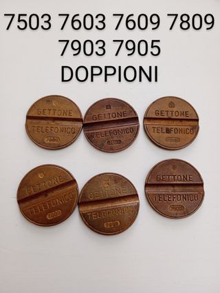 34 GETTONI TELEFONICI (leggi dentro)