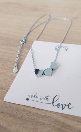 Collar trío de corazones Le Petite Marie