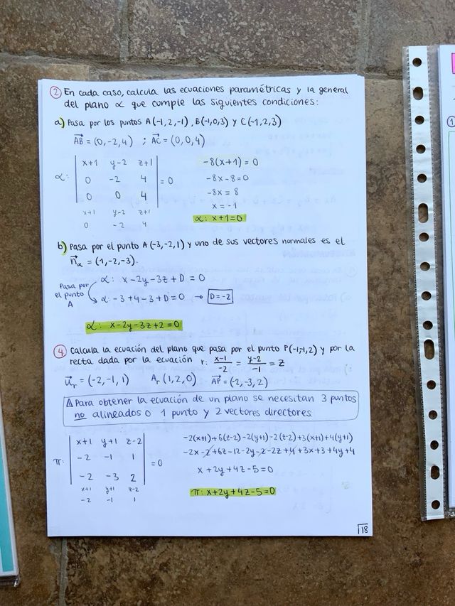 Apuntes matematicas 2º Bach (Castilla y León)