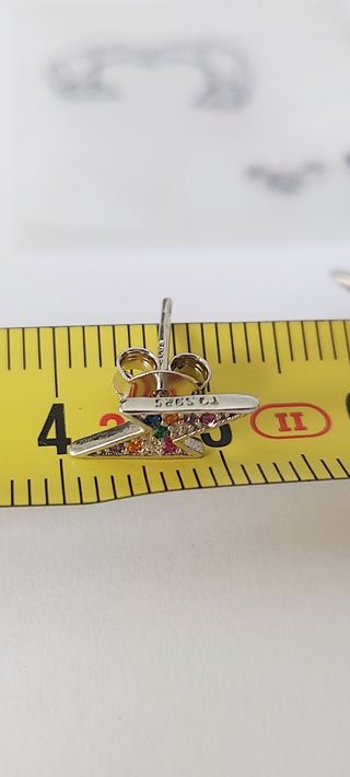 Pendientes de plata Rayo Le Petite Marie