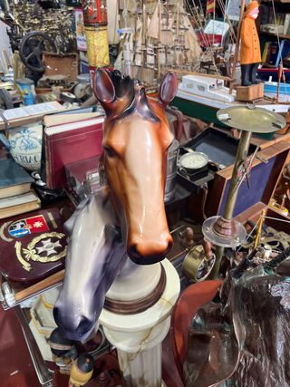 Figura caballos de cerámica