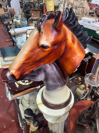 Figura caballos de cerámica